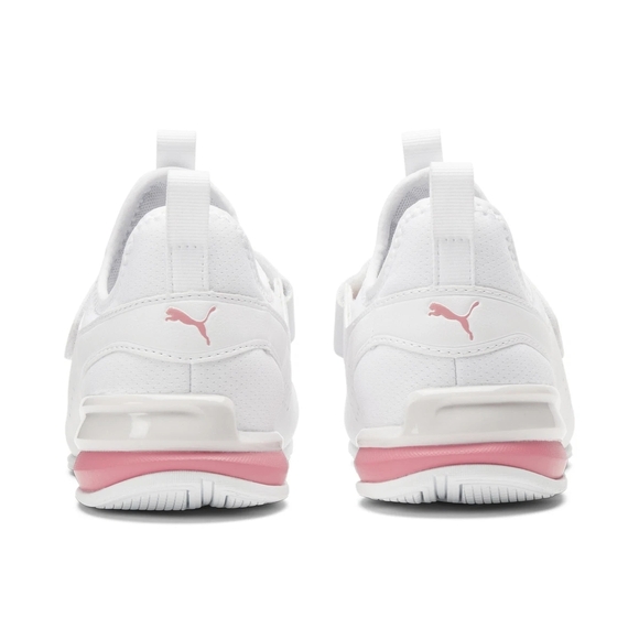 PUMA girls White and Pink Sneakers - Picture 4 of 5